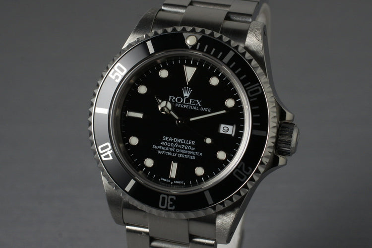 2000 Rolex Sea Dweller 16600