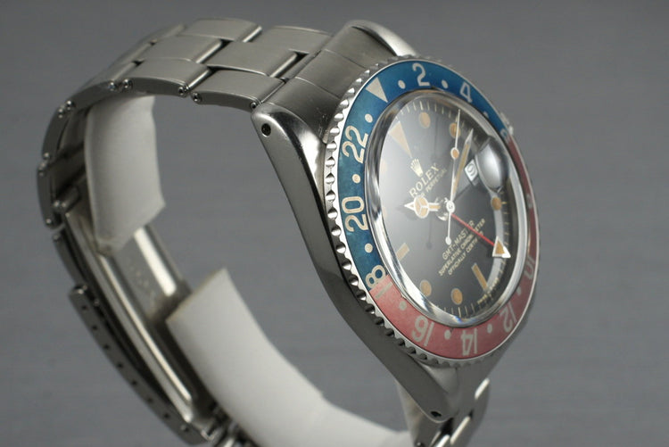 1965 Rolex GMT 1675 Glossy Gilt Dial