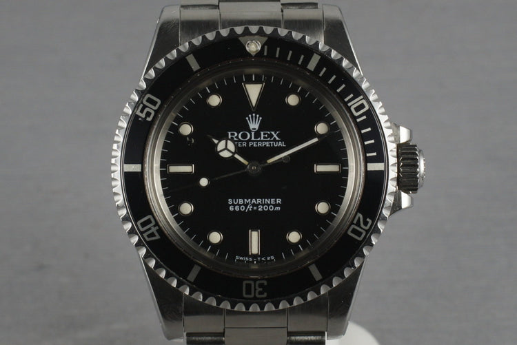 Rolex Submariner 5513 with WG surrounds