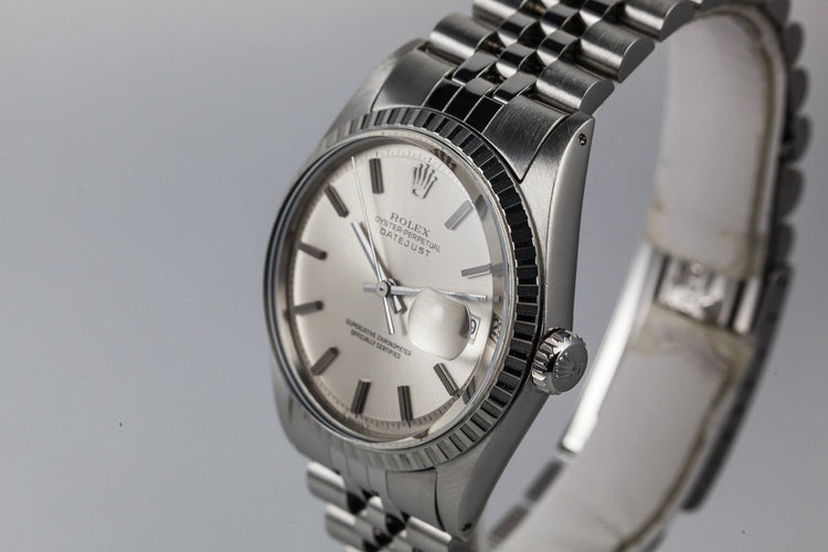 1970 Rolex Datejust 1603 with No Lume Dial and Hands
