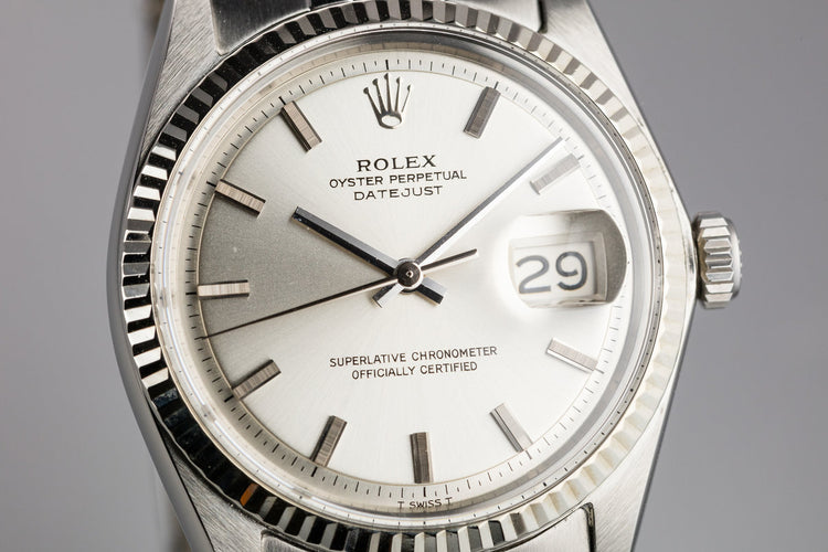 1970 Rolex DateJust 1601 with Silver No Lume Dial