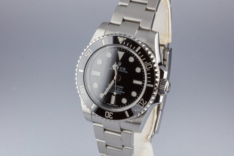 2017 Rolex Submariner 114060 with Box and Card