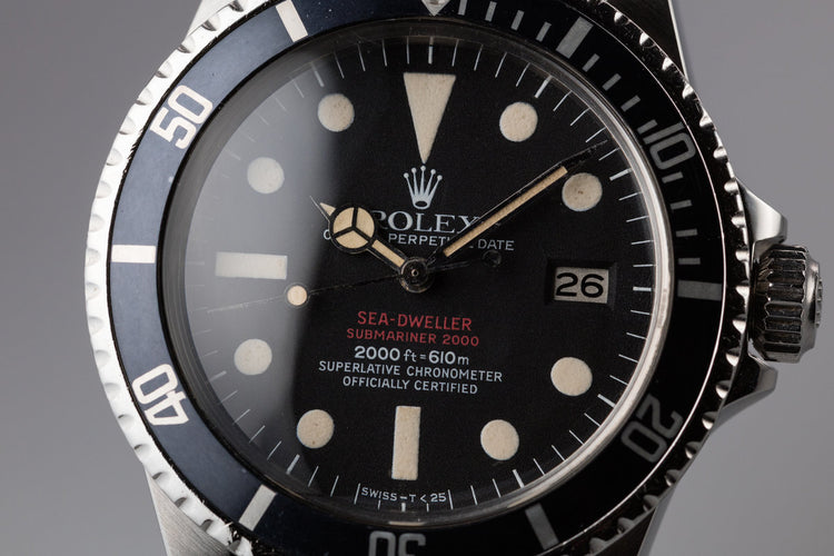 1978 Rolex Double Red Sea-Dweller 1665 with MK IV Dial