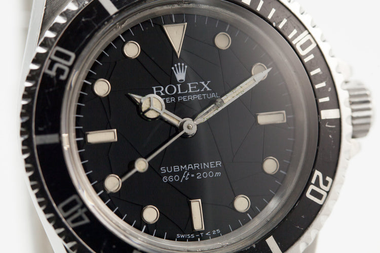 1984 Rolex Submariner 5513 Spider Dial