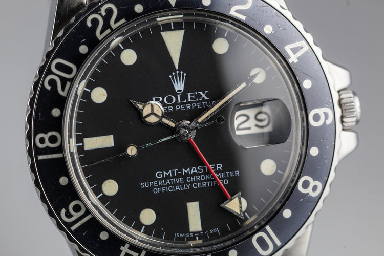 1979 Rolex GMT-Master 16750 with Faded Black Insert