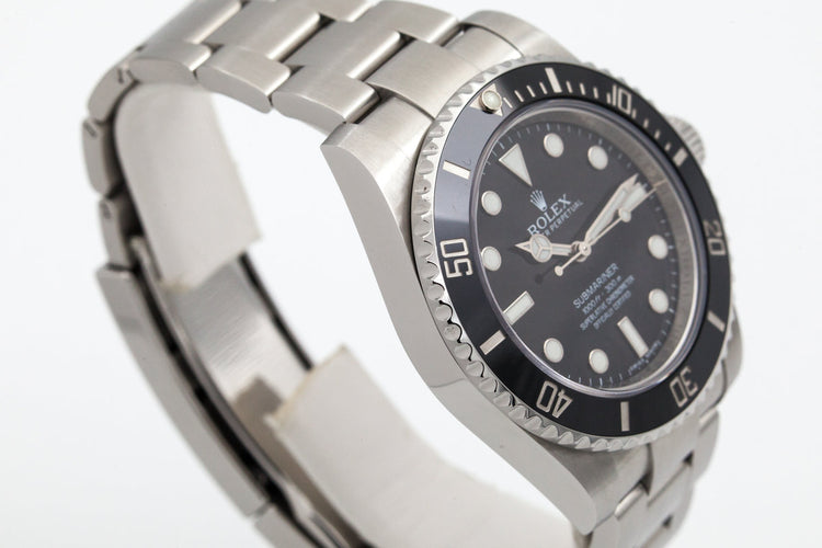 2013 Rolex Submariner 114060 with Box and Papers