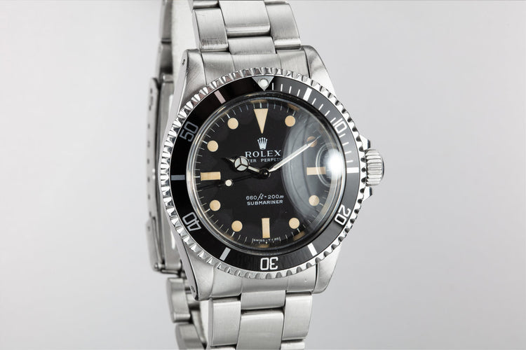 1978 Rolex Submariner 5513 Serif Dial
