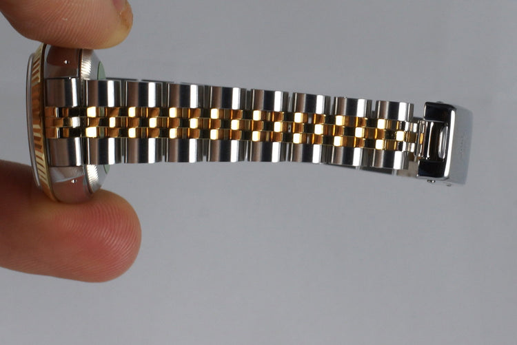 1991 Rolex Ladies Two Tone DateJust 69173 White Roman Dial with Box and Papers