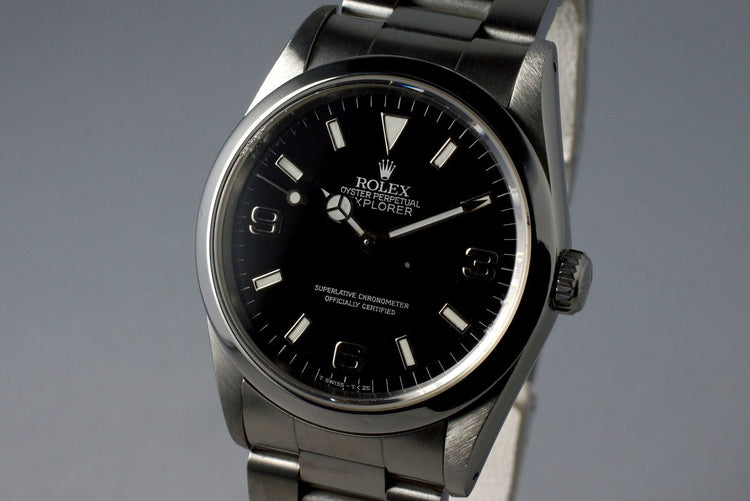 1990 Rolex Explorer 14270 ‘Blackout’ with Box and Papers