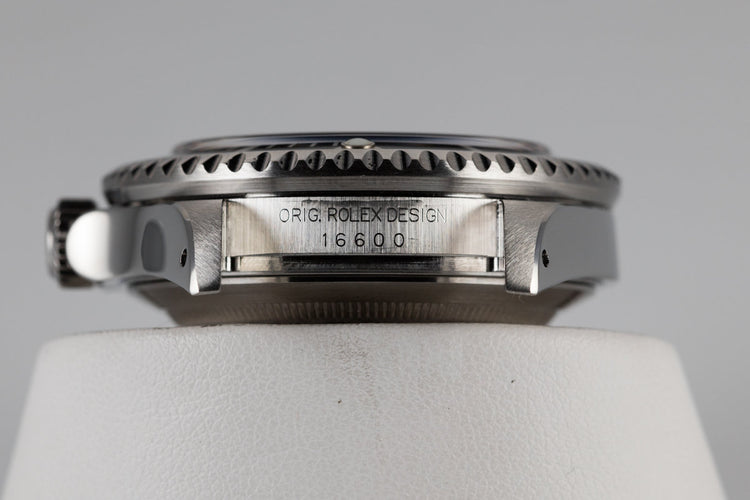 1999 Rolex Sea-Dweller 16600 with SWISS Only Dial