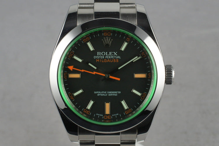 2009 Rolex Milgauss Green 116400GV
