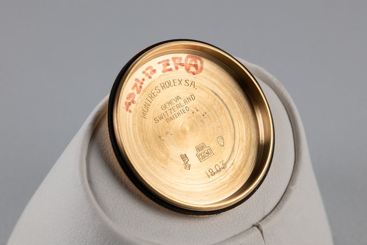 1972 Rolex 18K YG Day-Date 1803 with Blue Stella Dial