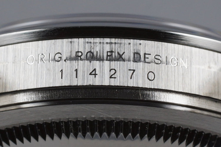 2002 Rolex Explorer 114270