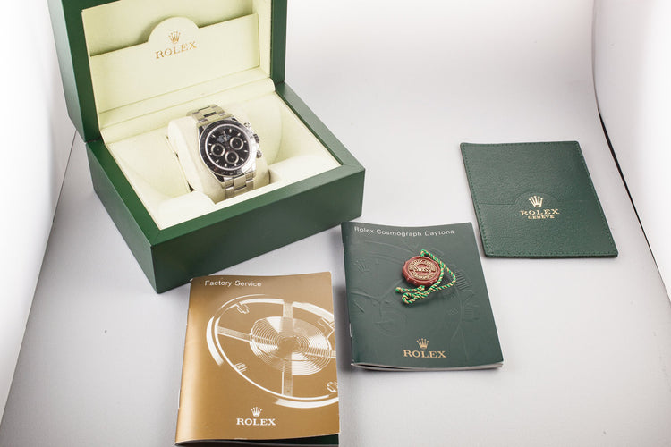 2003 Rolex Dayton 116520 Black dial with Box