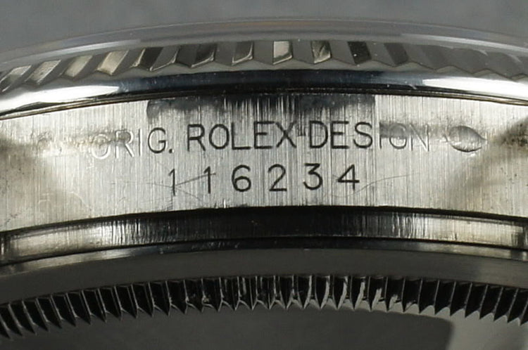 2005 Rolex Modern Datejust 116234 with Blue Roman Dial