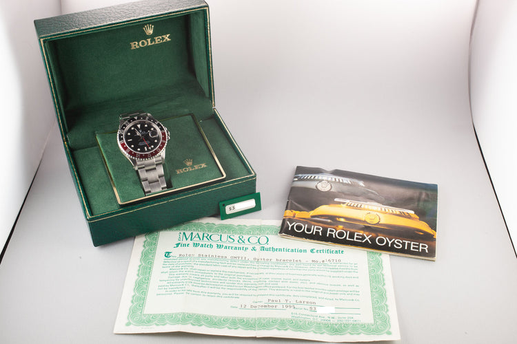 1993 Rolex GMT-Master 16710 "Coke" with Box