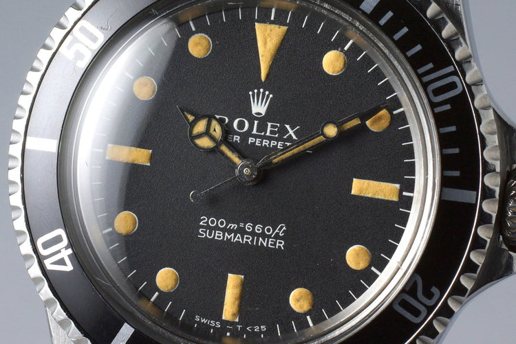 1966 Rolex Submariner 5513 Meters First Dial