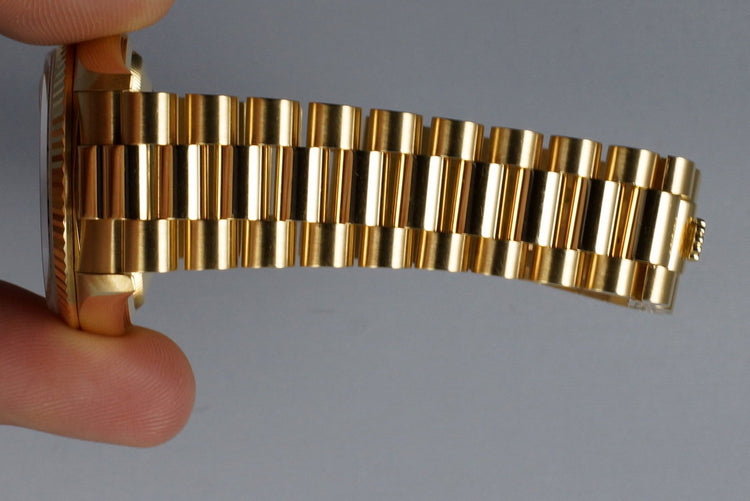 1991 Rolex YG Day-Date 18238 Champagne Dial with Box and Papers