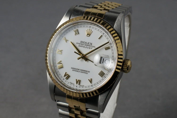 1995 Rolex 18K/SS DateJust 16233 with Papers