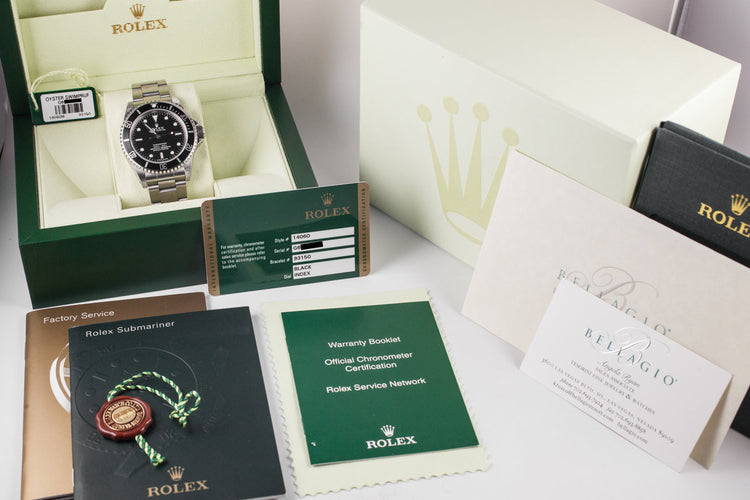 2010 Rolex Submariner 14060 with Box and Papers