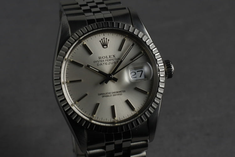 1982 Rolex Datejust 16030 with Box and Rolex Service Paper