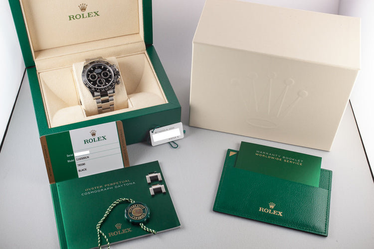 2018 Rolex Daytona 116500LN Black Dial with Box and Papers