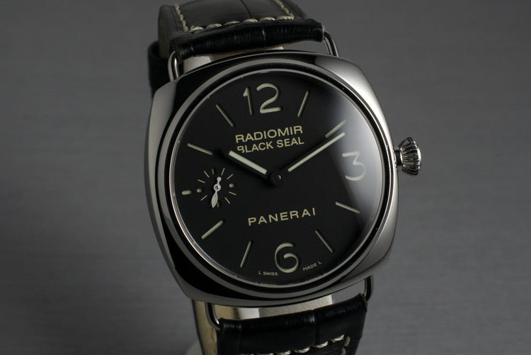 2007 Panerai Radiomir Black Seal PAM 183 with Box and Papers