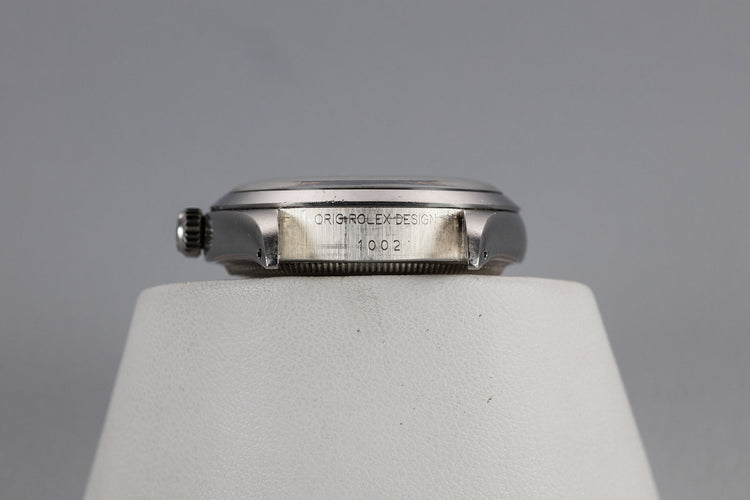 1981 Rolex Oyster Perpetual 1002 Silver Dial