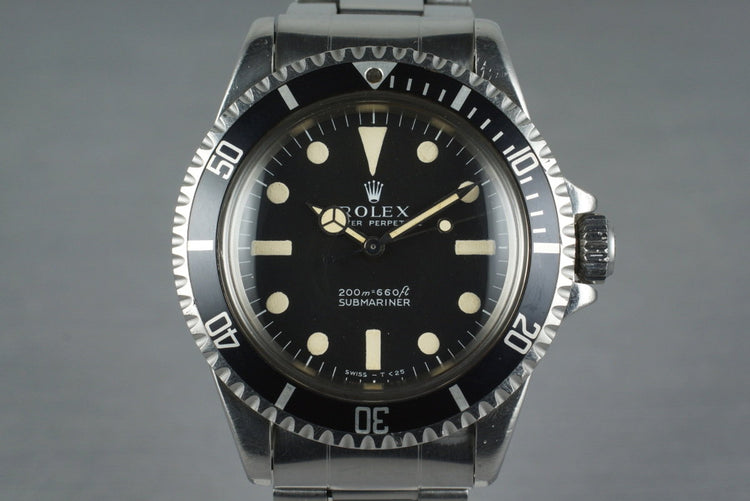 1968 Rolex Submariner 5513 Meters First