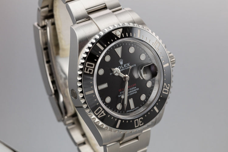 2018 Rolex Red Sea-Dweller 126600 with Box and Papers