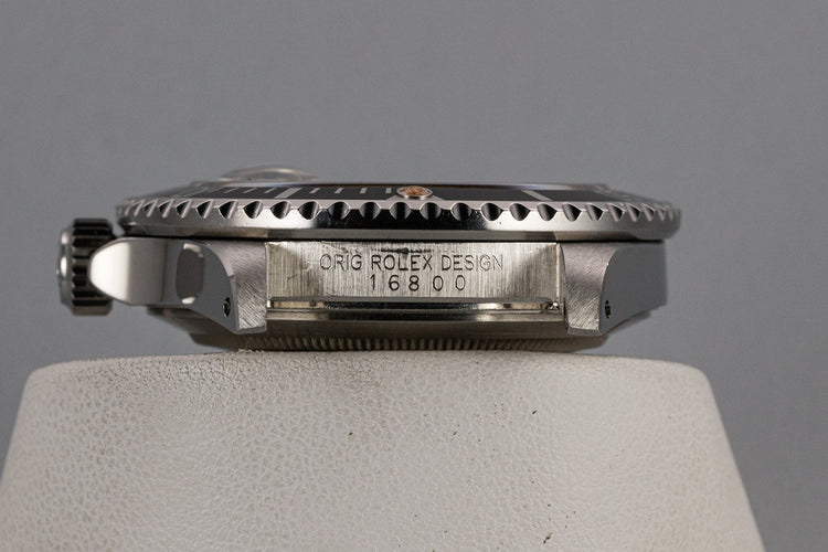 1985 Rolex Submariner 16800 with Box and Service Estimate