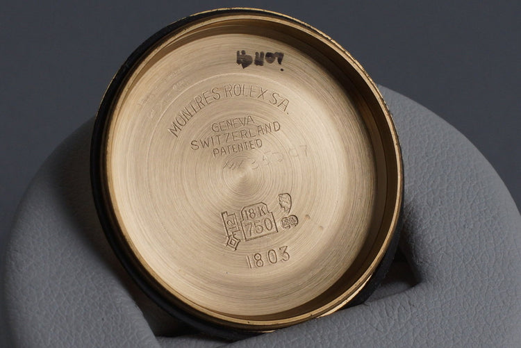 1978 Rolex Rose Gold Day-Date 1803 with Box and Papers