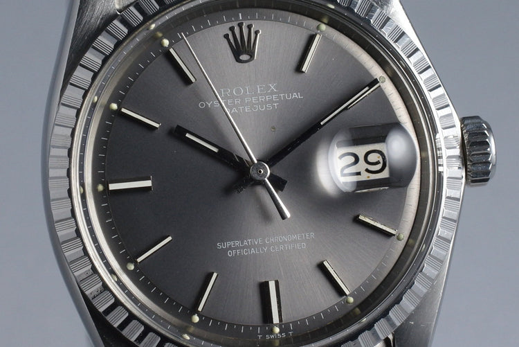 1972 Rolex DateJust 1603 Gray Dial