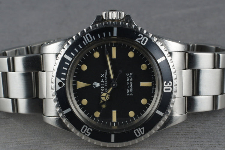 1967 Rolex Submariner 5513 Meters First