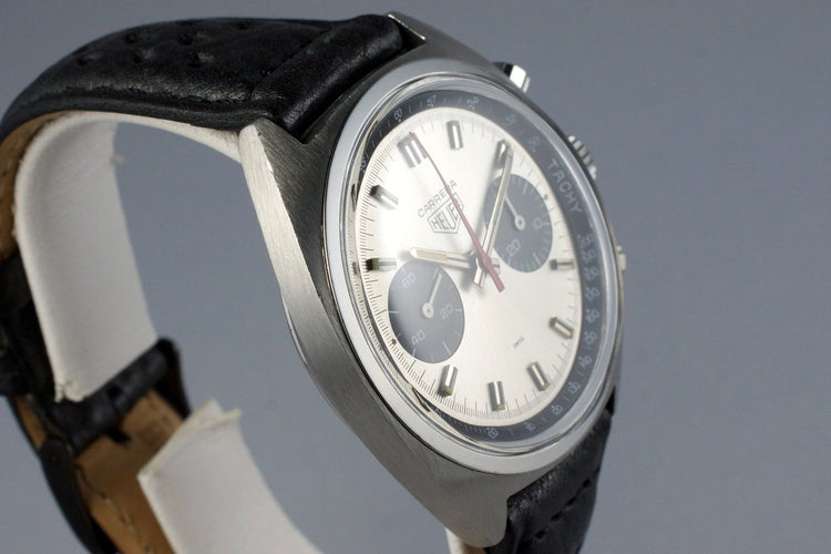 1972 Heuer Carrera 73353 Silver Dial