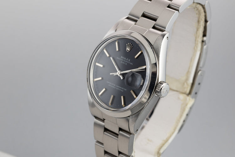 1971 Rolex Date 1500 Grey Dial