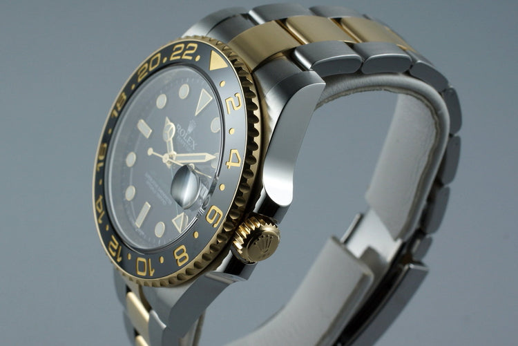 2013 Rolex Two Tone GMT II 116713 with Box and Papers