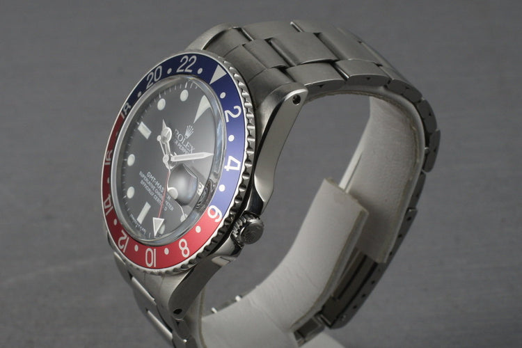 Rolex GMT 1675 PCG with Luminova Service Dial