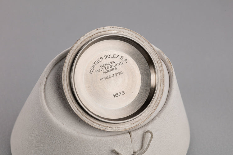 FS: 1979 Rolex GMT-Master 1675 Radial Dial with Black Bezel with Papers