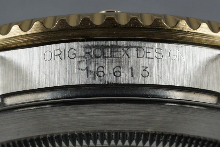 1991 Rolex Two Tone Submariner 16613