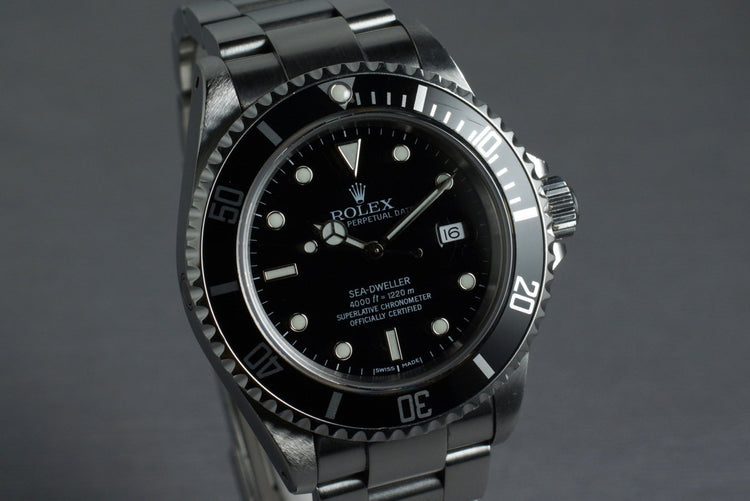2001 Rolex Sea Dweller 16600