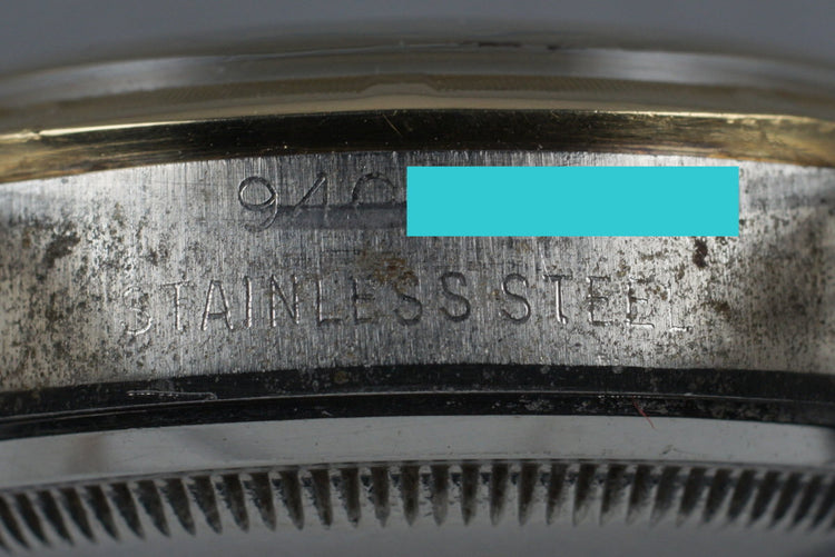 1953 Rolex Two Tone Datejust 6155 with Red Datejust Dial