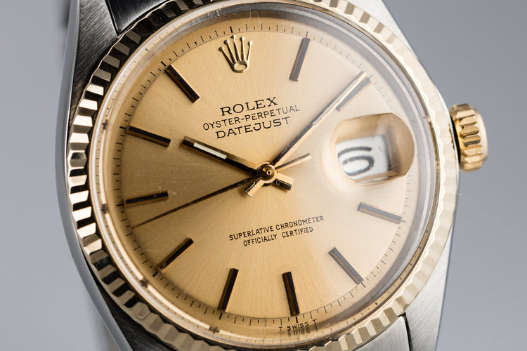 1972 Rolex Two-Tone DateJust 1601