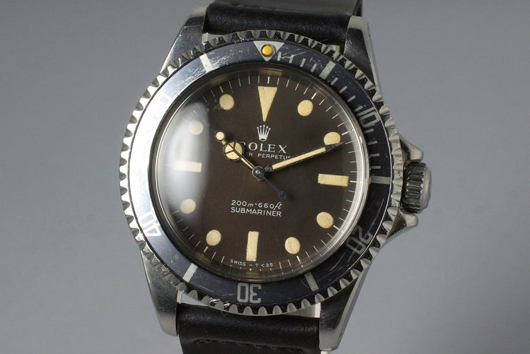 1967 Rolex Submariner 5513 Brown Meters First Dial