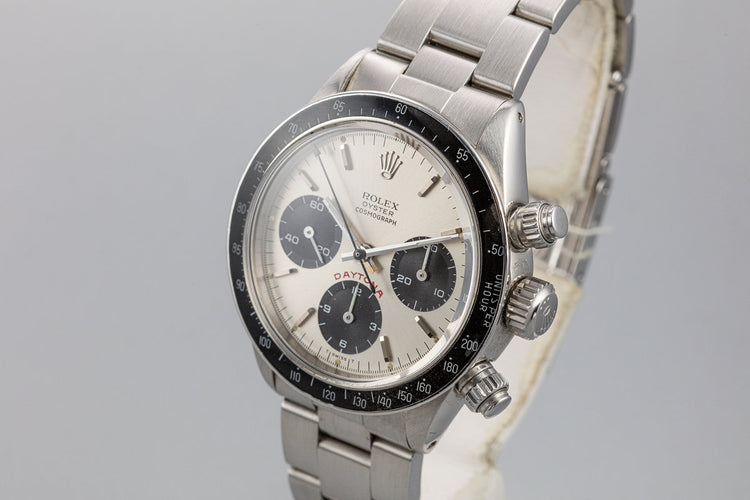 1980 Rolex Daytona 6263 Silver "Big Red" Dial with Papers and Service Papers