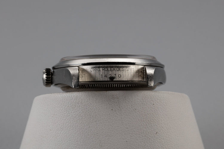 1999 Rolex Explorer 14270 with SWISS Only Dial