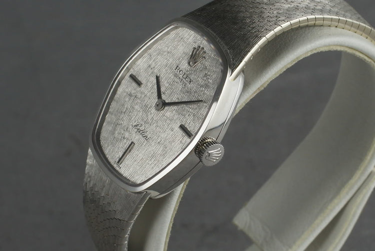 1970 Rolex Ladies White Gold Cellini with papers