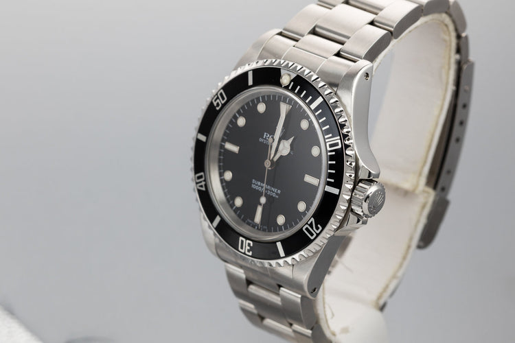 1990 Rolex Submariner 14060 with Box and Papers
