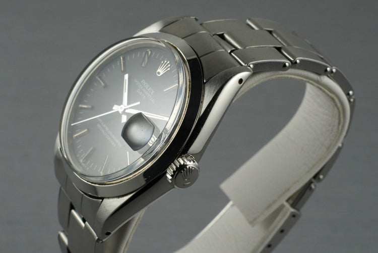 1968 Rolex Date 1500 Black Sigma Dial