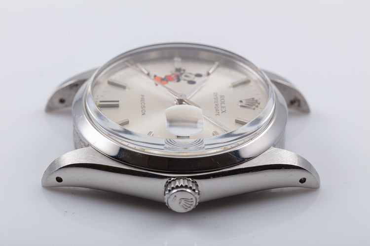 1977 Rolex Oyster Date Precision 6694 with Mickey Mouse and Box & Papers